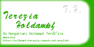 terezia holdampf business card